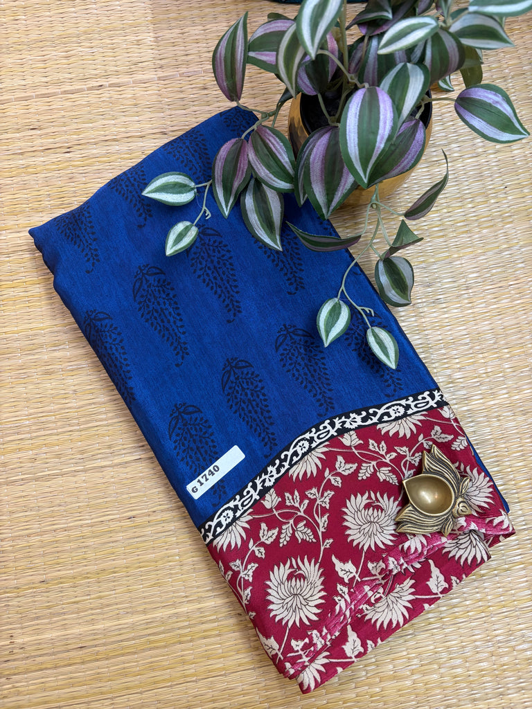 Printed Crepe Silk #G1740
