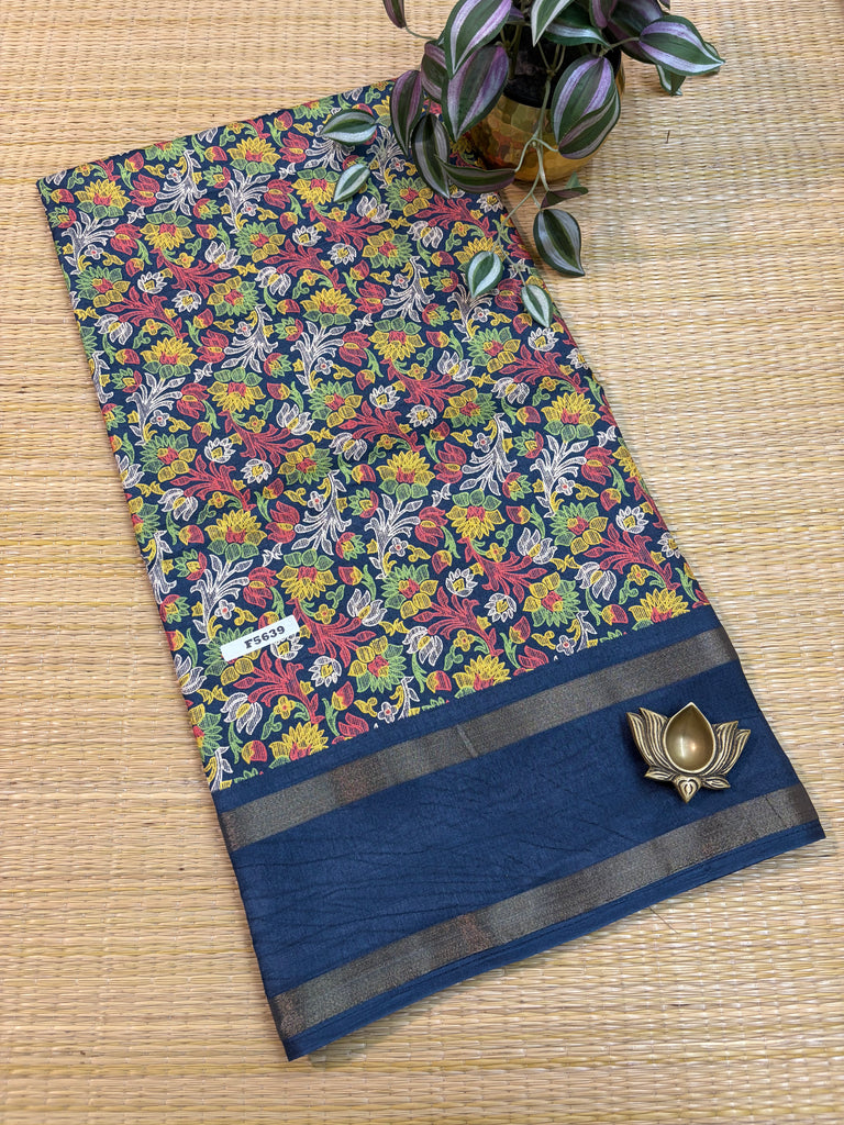 Kashmiri Printed Silk #F5639