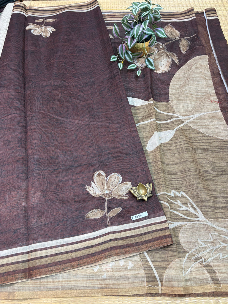Printed Chanderi #F4275
