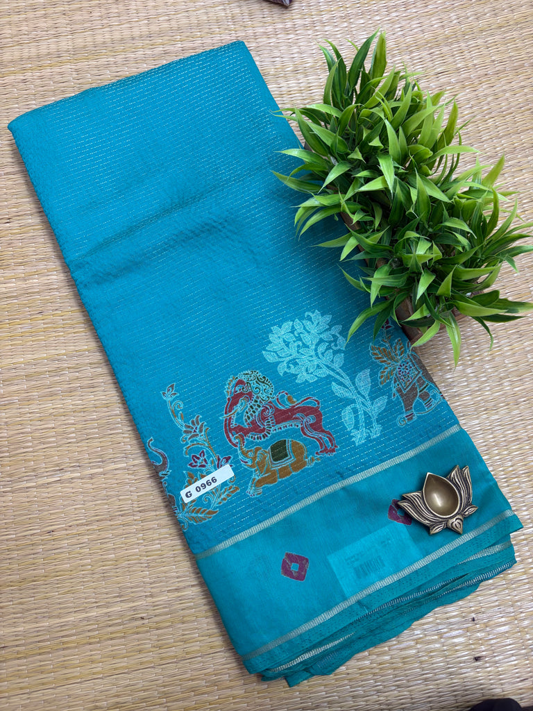 Viscose Fancy Sarees #G966