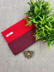 Set of 2 Silk Cotton fabric #F3852