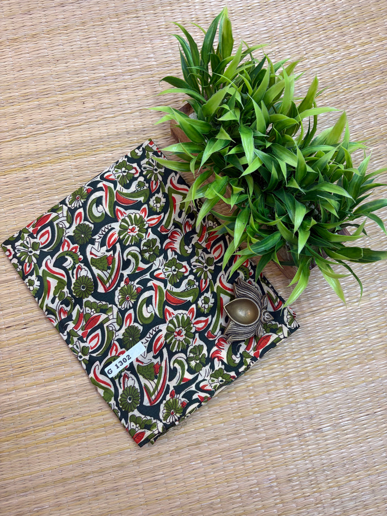 Kalamkari Semi Cotton #G1302