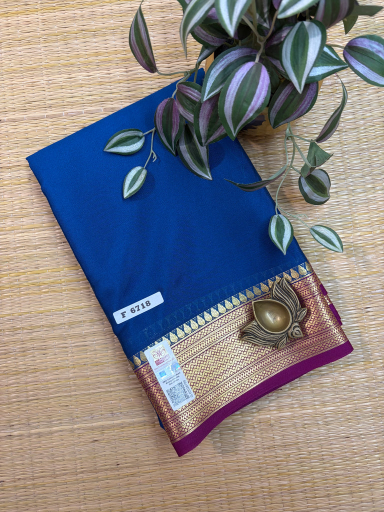 Pure Crepe Silk Saree #F6718