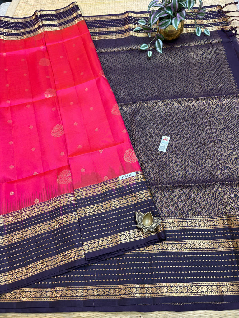 Pure Soft Silk Saree #F6436