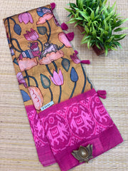 Pure Printed Silk Saree #F8143