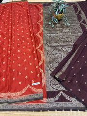 Semi Banarasi Georgette #F8115