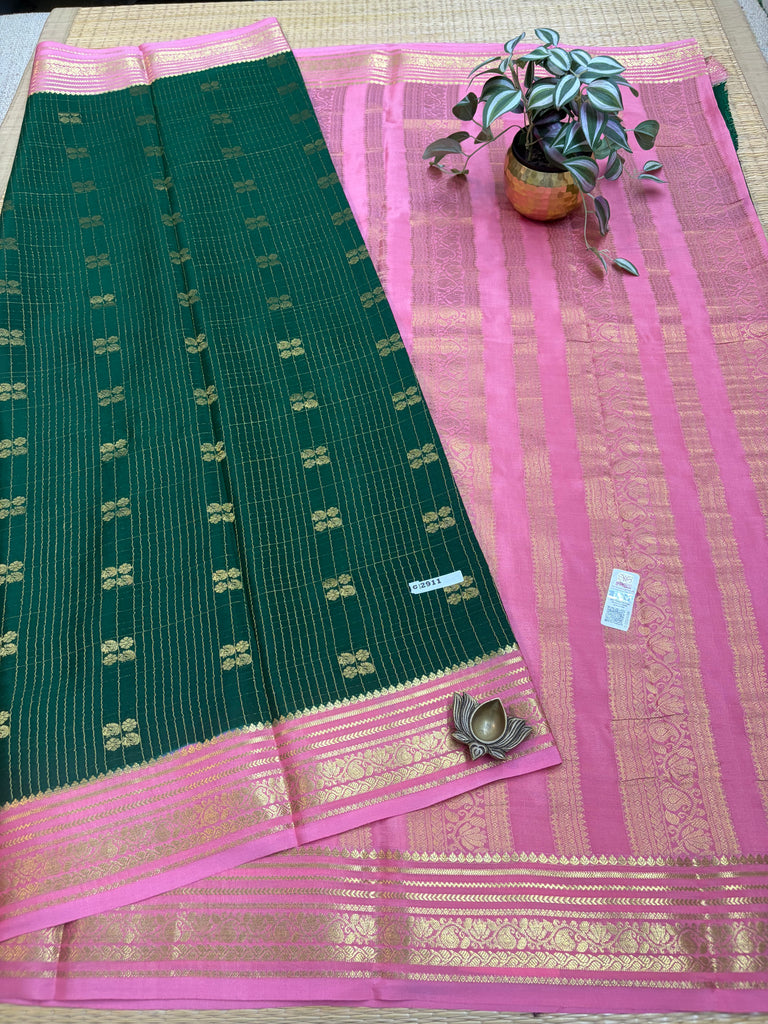 Pure Crepe Silk Saree #G2911