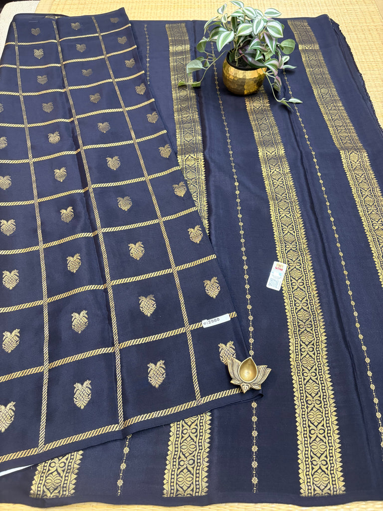 Pure Crepe Silk Saree #G2980