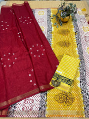 Mul Mul Silk Saree #F9557