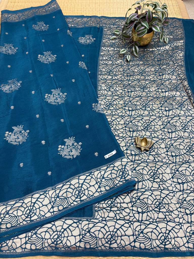 Semi Banarasi Georgette #F4434