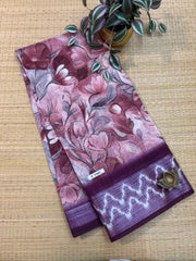 Semi Jute Silk Sarees #F7487