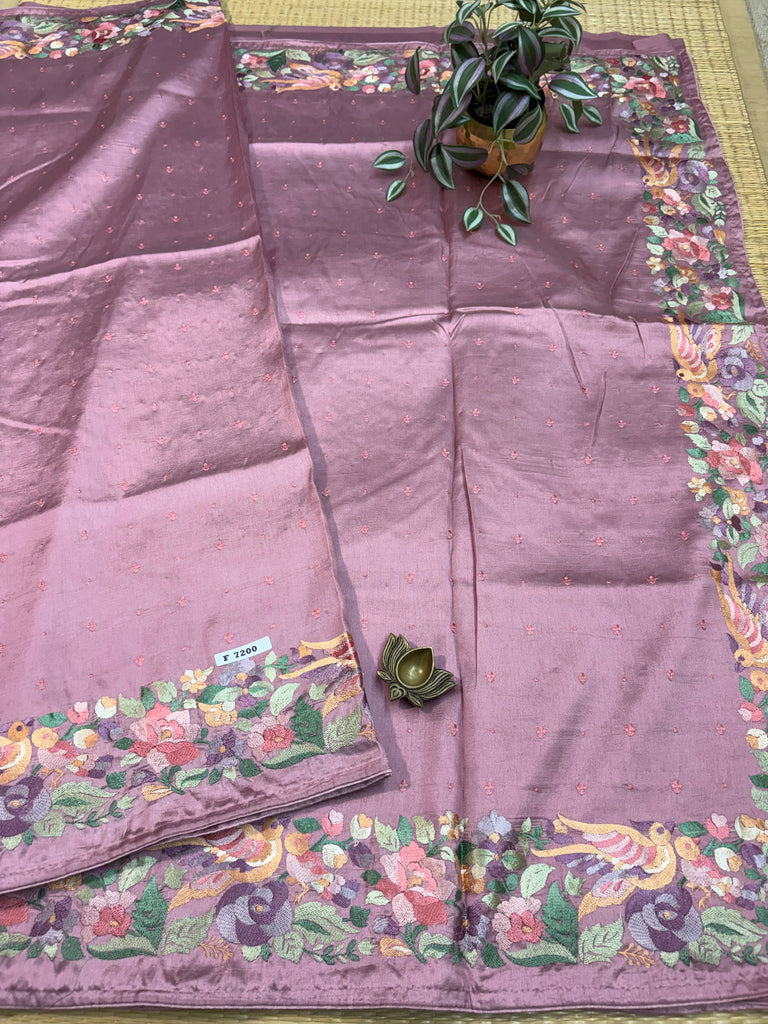 Tussar Silk Sarees #F7200