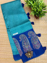 Pure Printed Silk Saree #F8142
