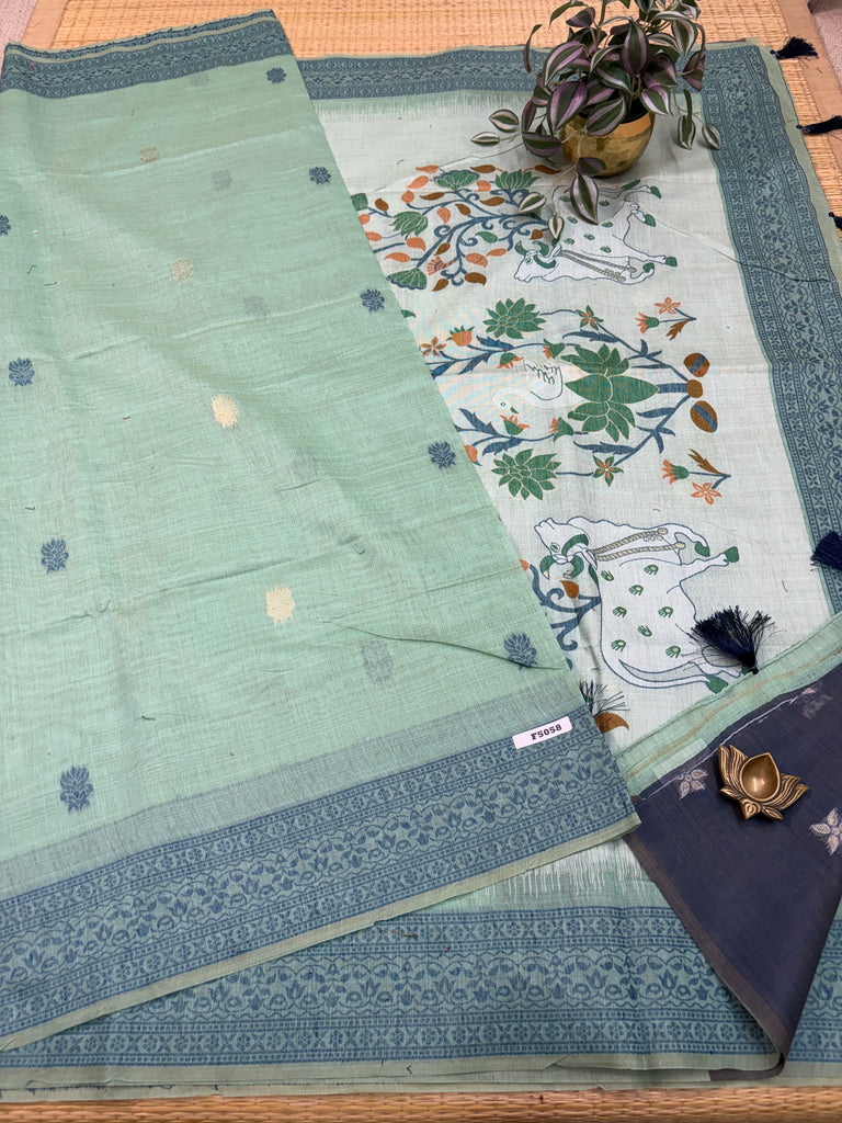 Kolkata Cotton Saree #F5058