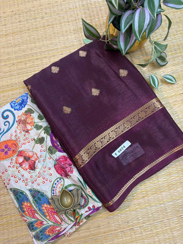 Chiffon Sarees #F6874