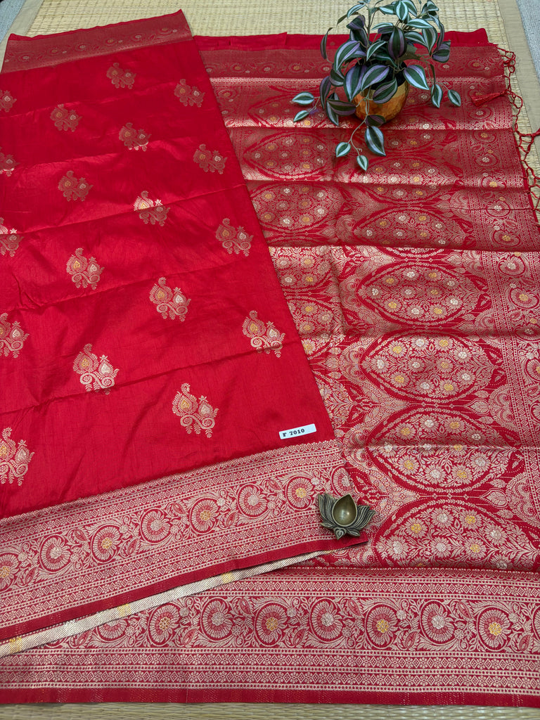 Semi Jute Silk Sarees #F7010