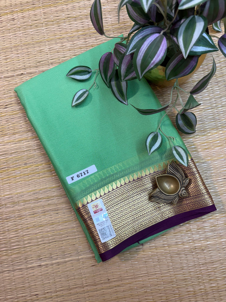 Pure Crepe Silk Saree #F6717