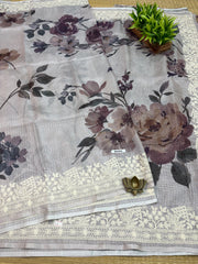 Kota Soft Tissue Saree #F0494