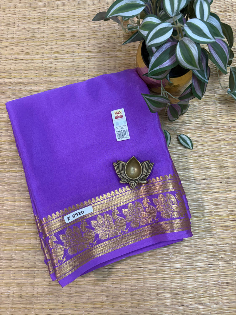 Pure Crepe Silk Saree #F6920