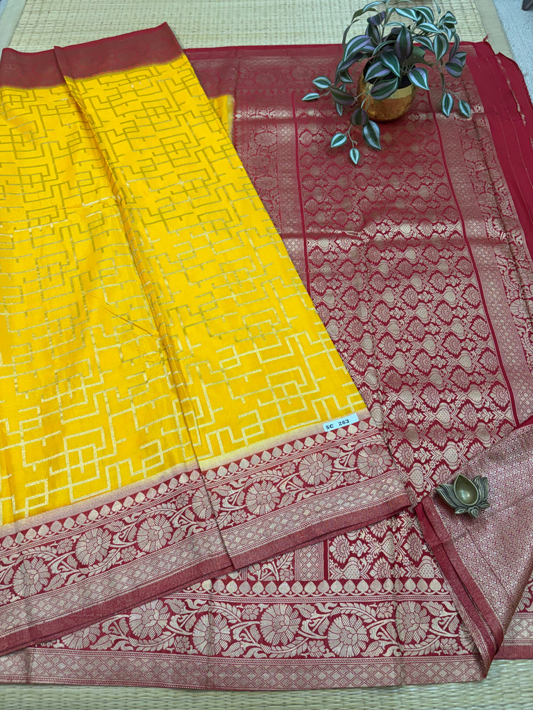 Semi Crepe Sarees #SC263