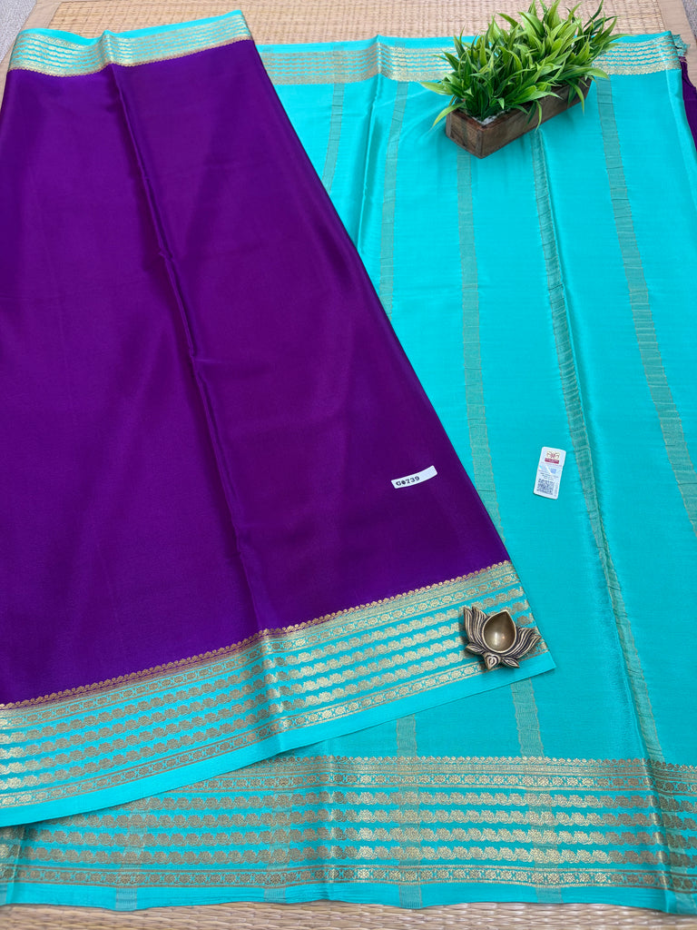 Pure Crepe Silk Saree #G739