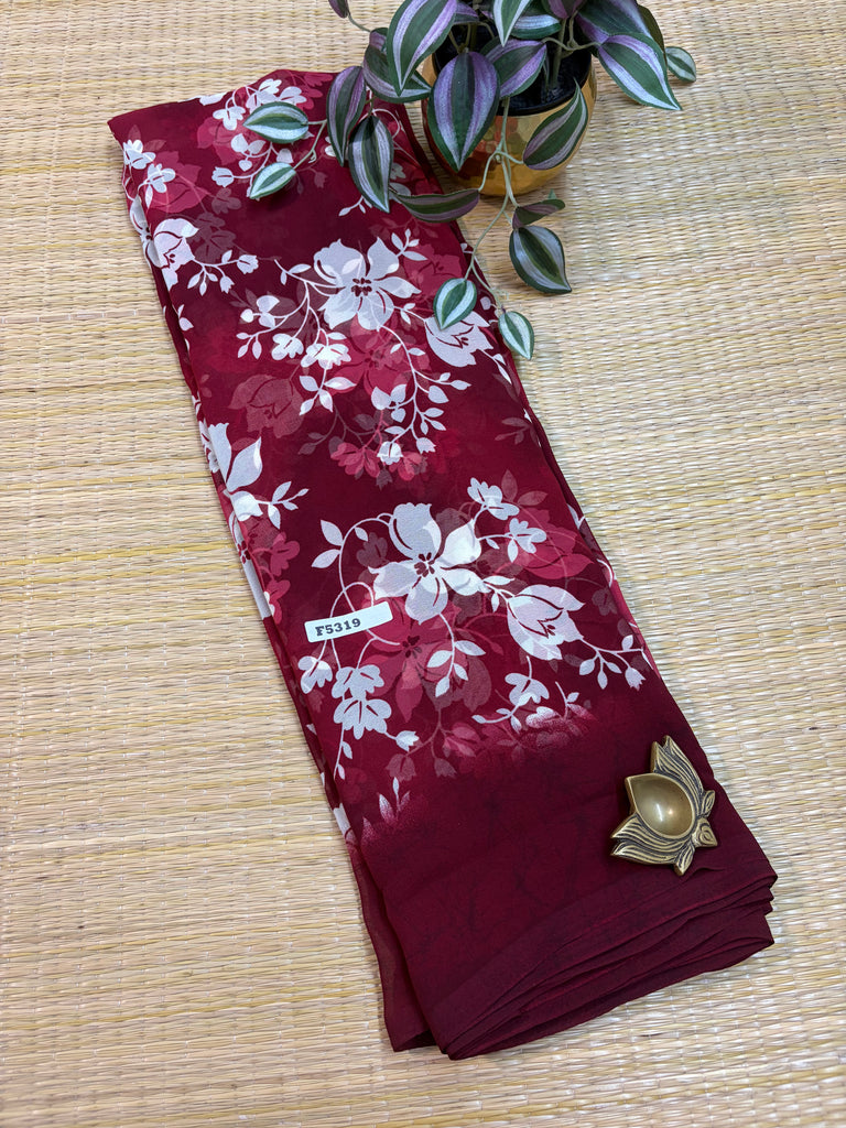 Georgette Sarees #F5319