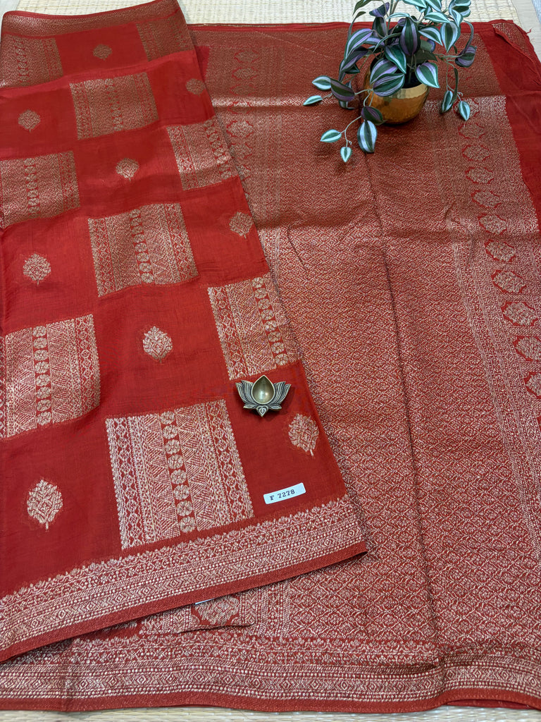 Semi Jute Silk Sarees #F7278