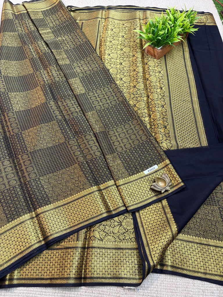 Brocade Semi Georgette #F2524