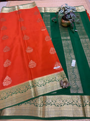 Pure Crepe Silk Saree #G2877