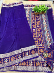 Semi Crepe Sarees #G129