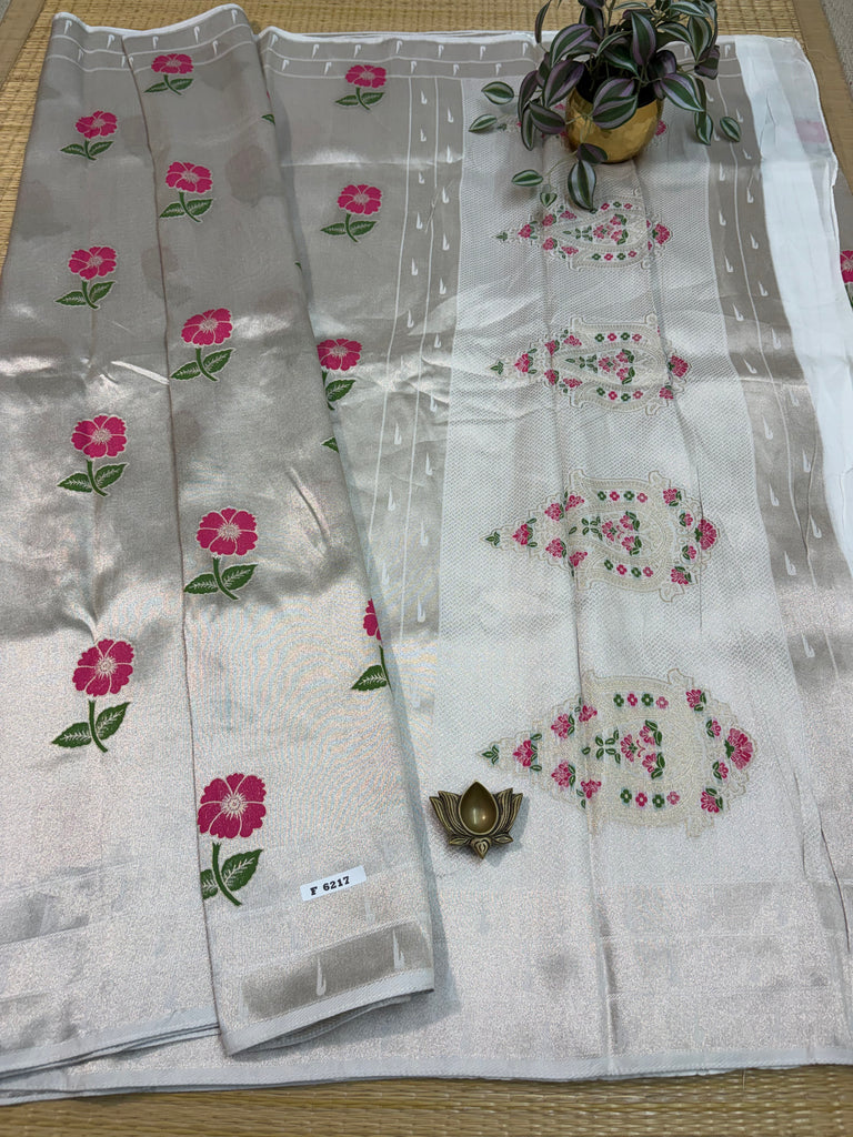 Tissue Banaras Semi Silk #F6217
