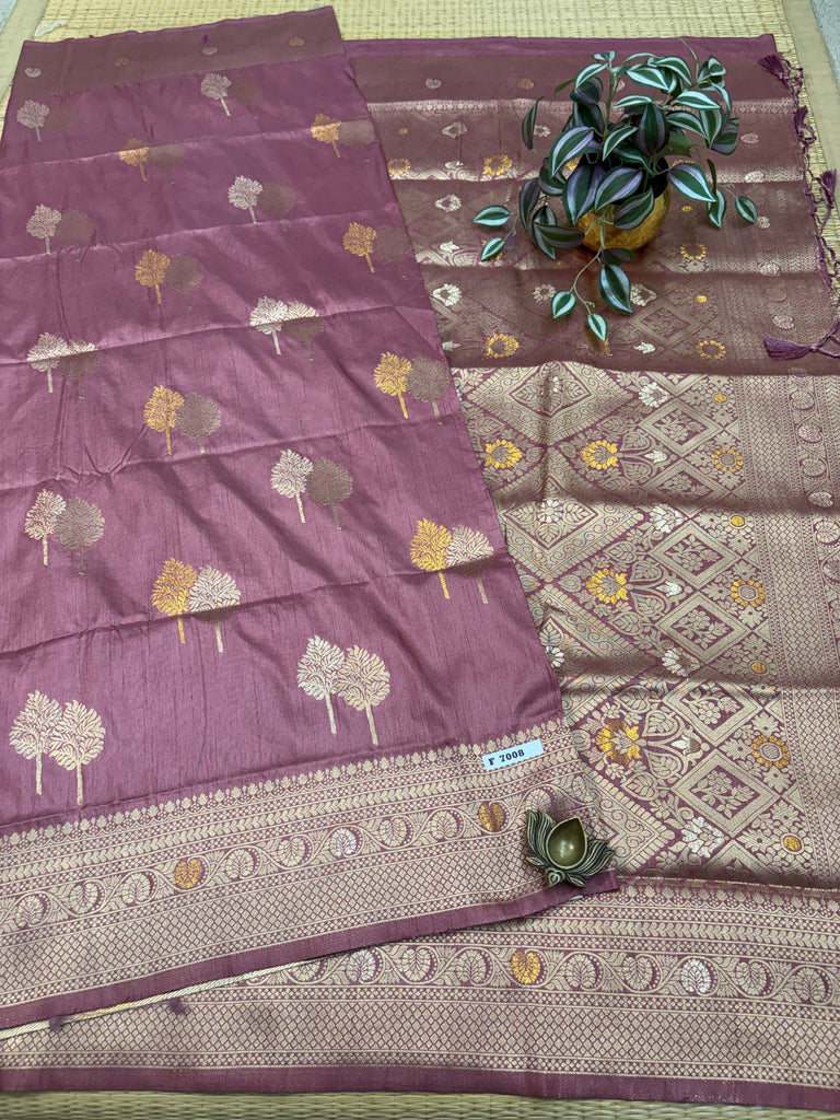 Semi Jute Silk Sarees #F7008