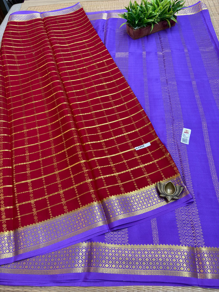 Pure Crepe Silk Saree #G1955