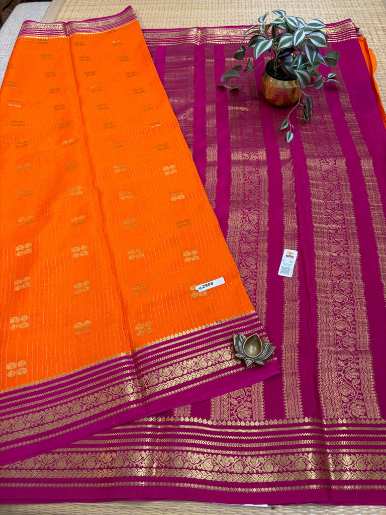 Pure Crepe Silk Saree #G2906