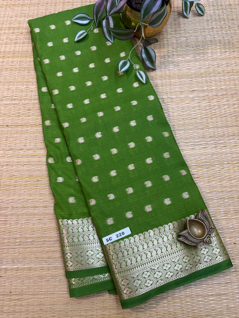 Semi Crepe Sarees #SC220