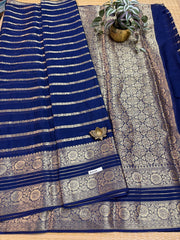 Semi Crepe Sarees #E9123