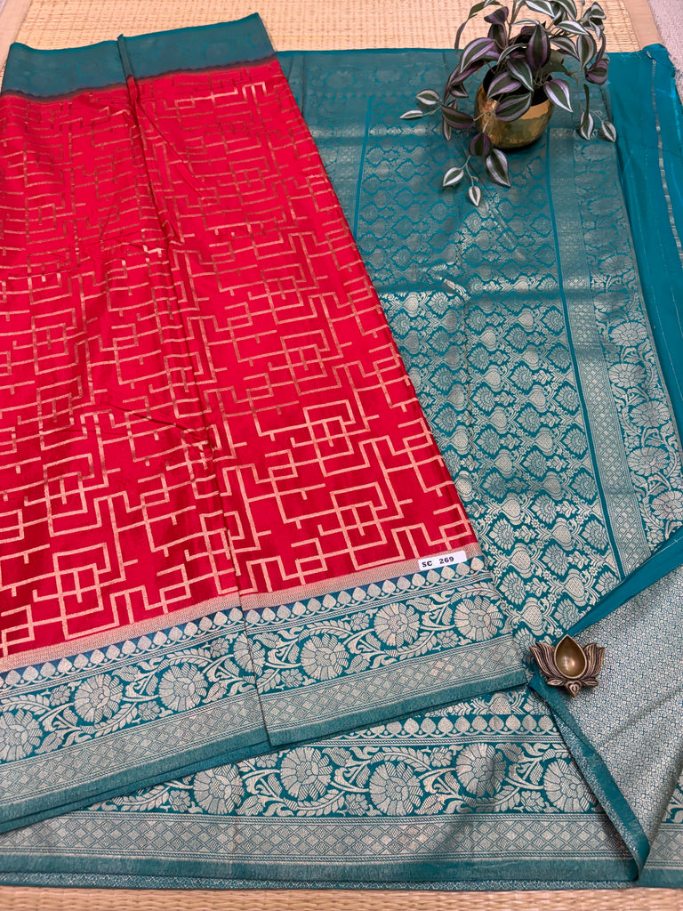 Semi Crepe Sarees #SC269