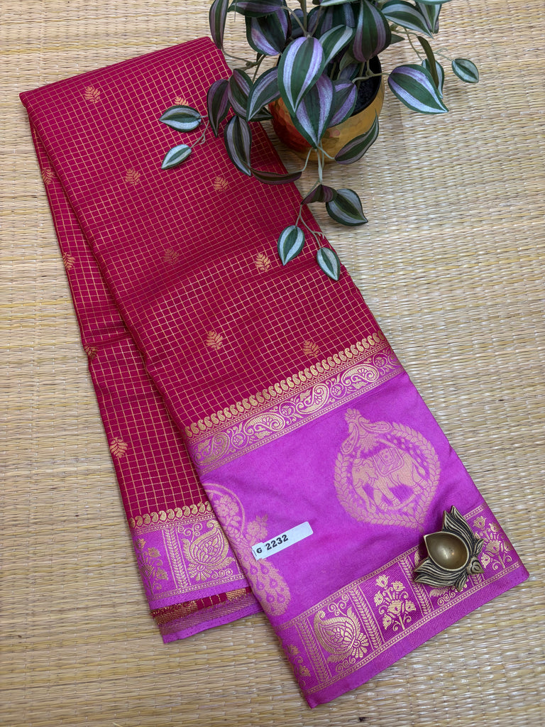 Semi Crepe Sarees # G2232