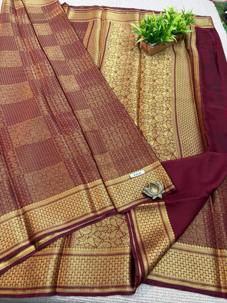 Brocade Semi Georgette #F2531