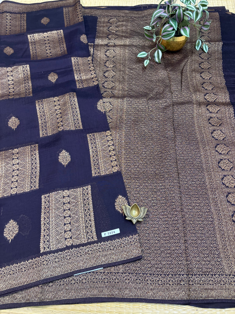 Semi Jute Silk Sarees #F7274
