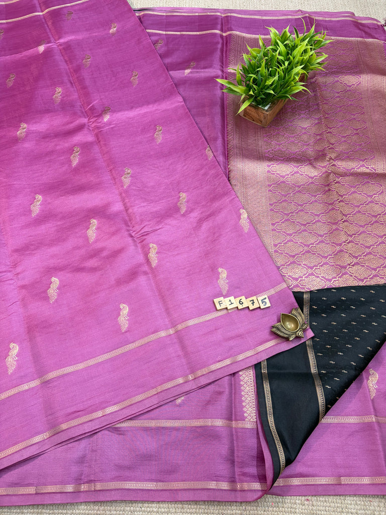 Butter crepe saree #F1675