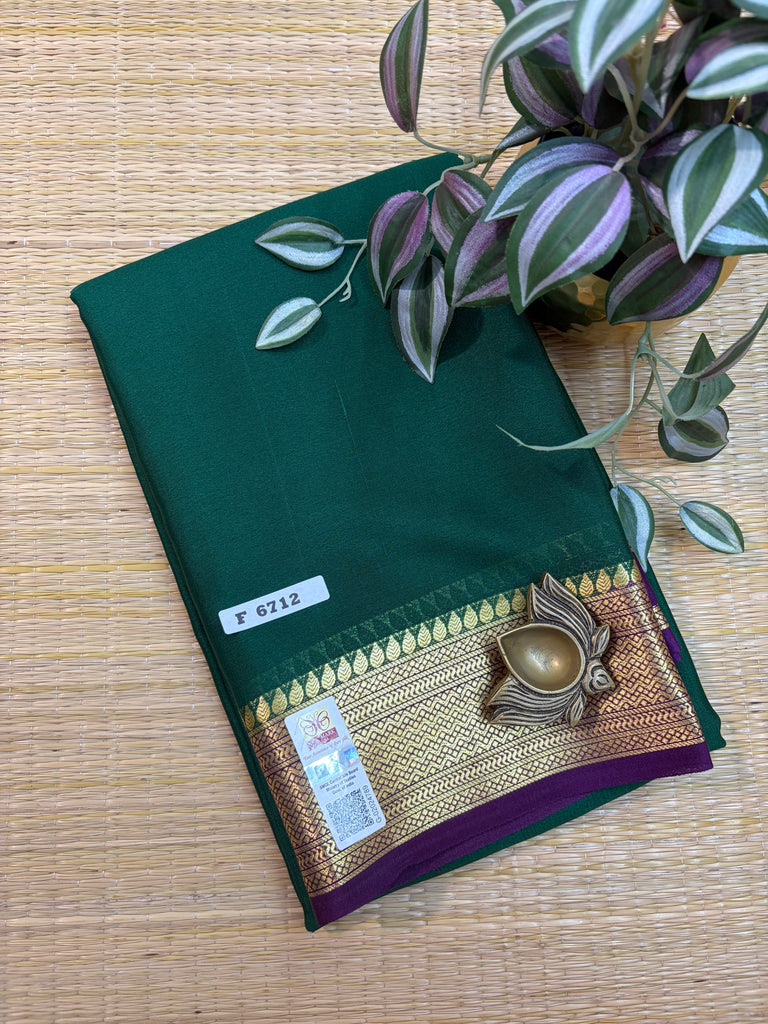 Pure Crepe Silk Saree #F6712