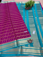 Pure Crepe Silk Saree #G1437