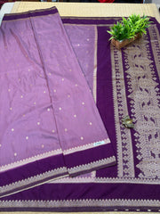 Semi Banarasi Crepe Sarees #F9482
