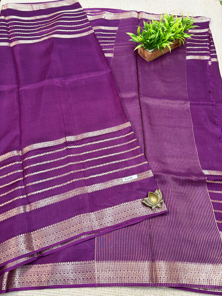 Semi Crepe Sarees #F1128