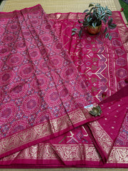 Patola Printed Silk #F2456