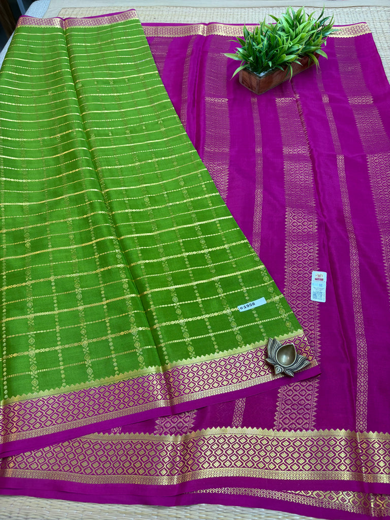 Pure Crepe Silk Saree #G1958