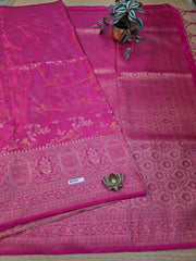 Semi Banarasi Satin Crepe #E7545