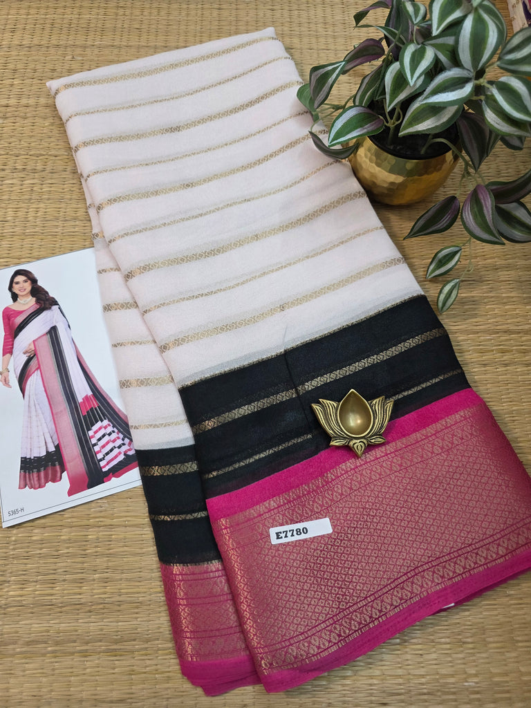 Chiffon Sarees #E7780