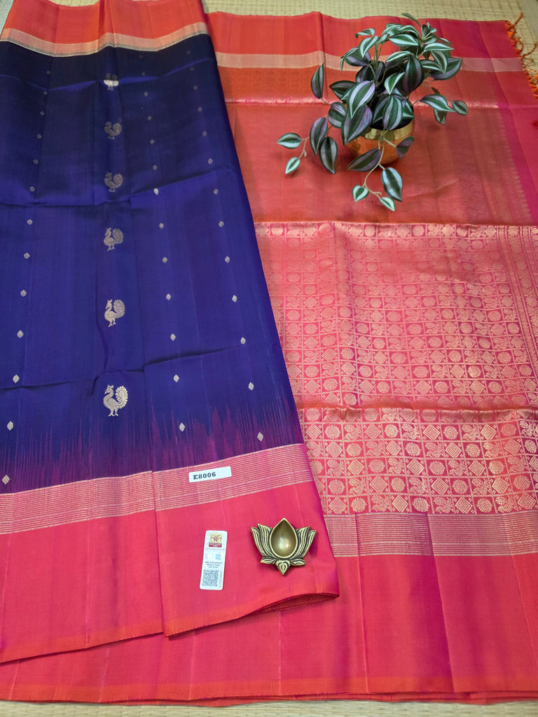 Pure Soft Silk Saree #E8006